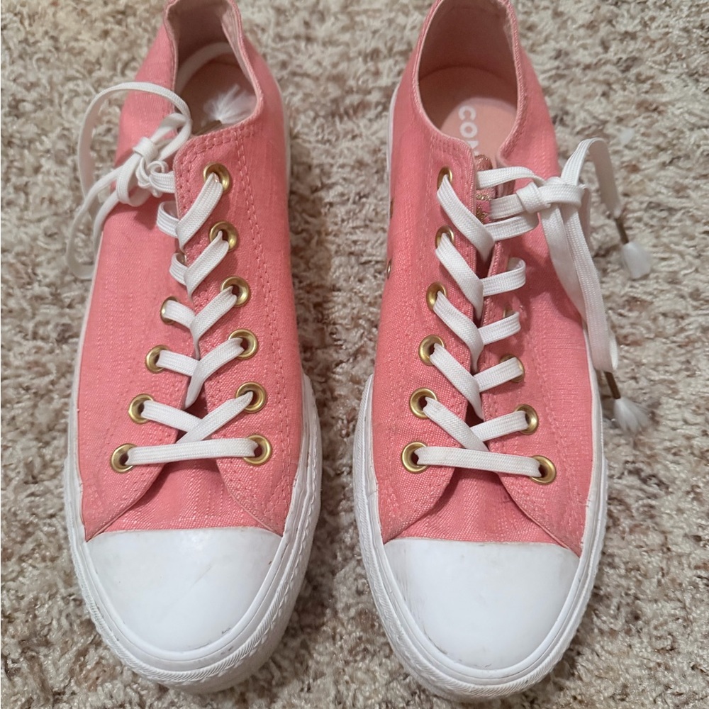 Converse Canvas Low-Top Sneakers with White Accents